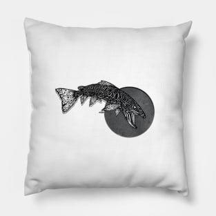 Hunting Trout Pillow