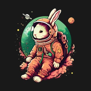 Space Bunny astronaut T-Shirt