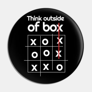 Think Outside of the Box - Think Differently Pin