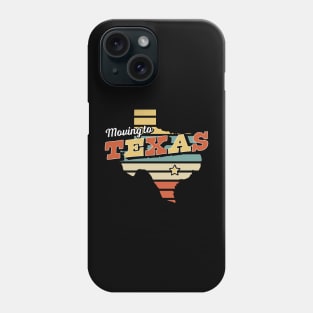 Moving to Texas Retro Vintage Phone Case