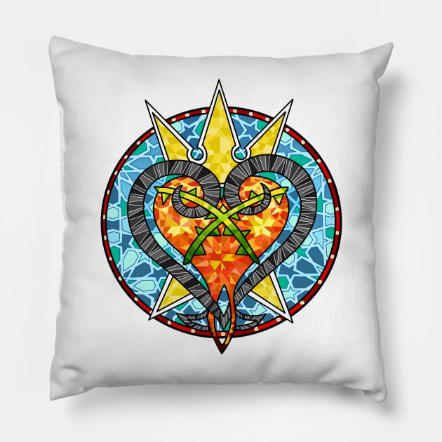 Heartless Glass Pillow by paintchips