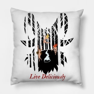 Live Deliciously Pillow