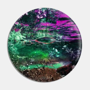 the magical landscape in mexican waterscape ecopop collage art Pin