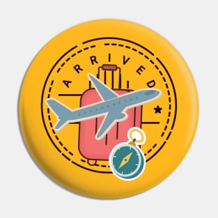 Travel adventurer tee Pin