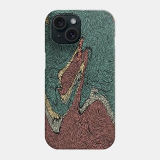 Nirmana Center Galaxy Line Art Color Phone Case