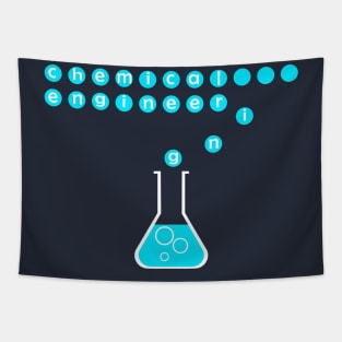 chemical engineering engineer t-shirt with logo Tapestry