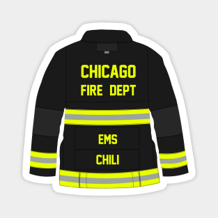 CHICAGO FIRE - CHILI - TURN OUT COAT Magnet