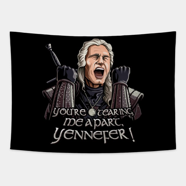 Witcher Wiseau Tapestry by BER
