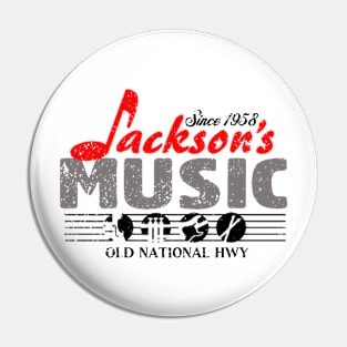 Jackson's Music Store Homage Pin