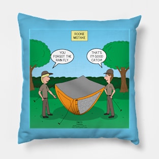 Camping Rookie Mistake Pillow