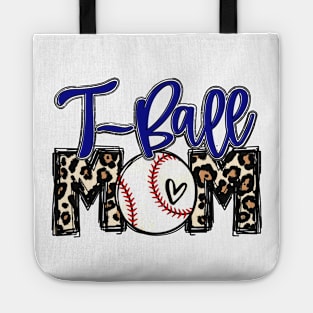 T Ball Mom Leopard, Tee Ball Mom Tote