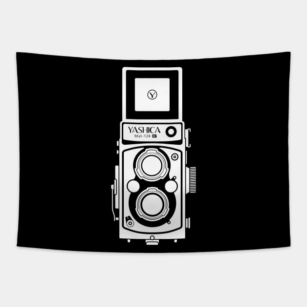 Yashica Mat 124G White Tapestry by miguelangelus