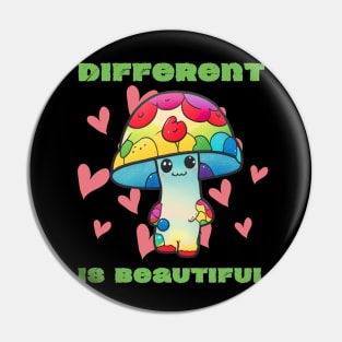 Different Is Beautiful Pin