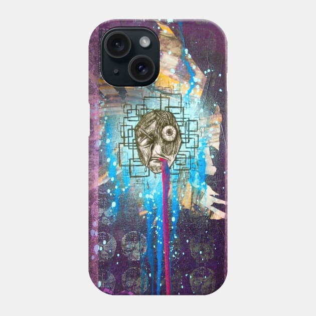 For A Minute There I Lost Myself Phone Case by Bobby Zeik Art