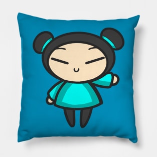 Cyan Pucca Pillow