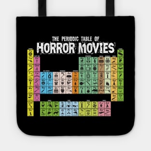 The Periodic Table of Horror Movies Tote