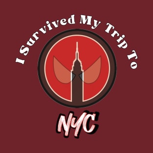 Peter Parker I survived my trip to nyc T-Shirt