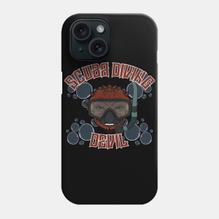 Scuba Diving Devil Phone Case