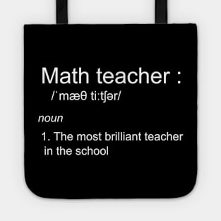 funny math teacher definition Tote