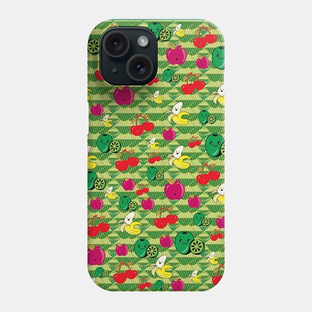 Fruit Pattern Phone Case by Feel Imagine Create