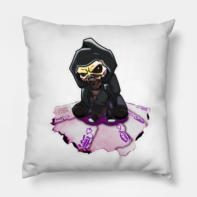 Cards of The Gauntlet! Pillow by DokKaeBi Studios