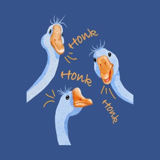 Funny Geese Gang - Honk Honk Honk T-Shirt