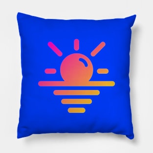 Sunset Icon Pillow