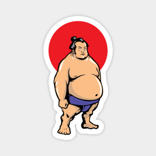 Japanese Sumo Wrestler Japan National Sport Fighter Magnet