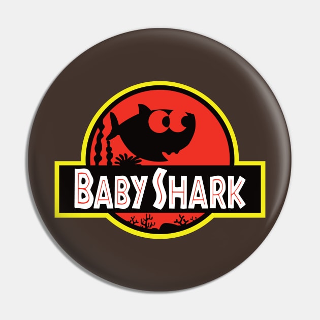 Jurassic Shark Pin by Dansmash