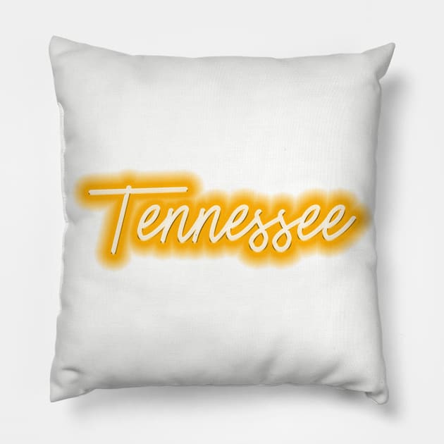 Tennessee Pillow by arlingjd