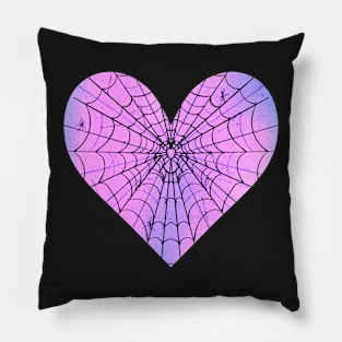 Spider Web Heart V31 Pillow