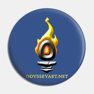 Odyssey Torch Icon Pin