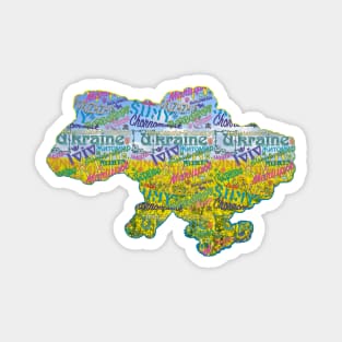 Ukrainian cities Magnet