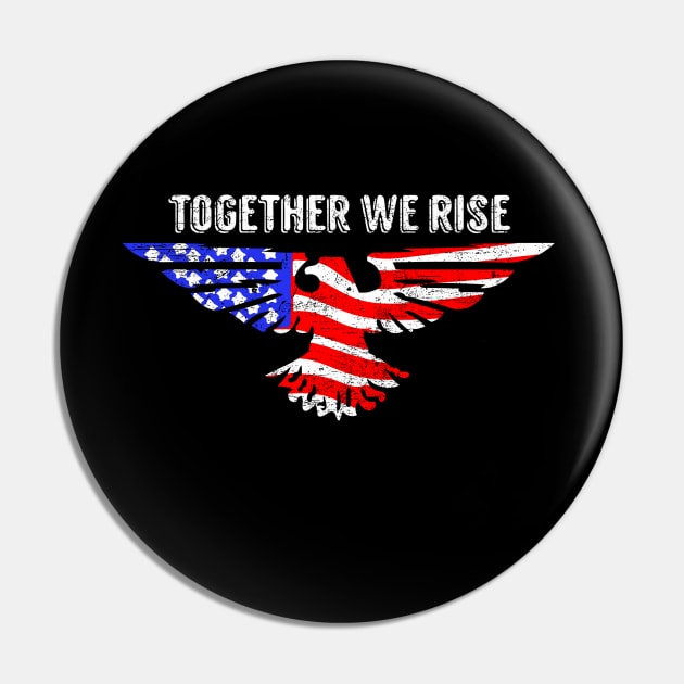 Together We Rise Pin by Red Wolf Rustics And Outfitters