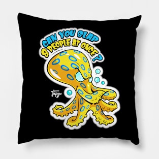 Blue Ringed Octopus Pillow