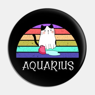 Cat Horoscope Aquarius Pin