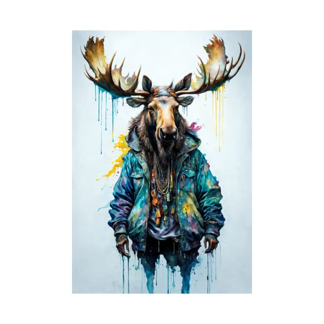 Hip Hop Moose by CandyShop