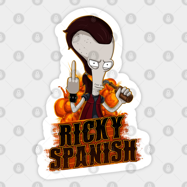 Ricky Spanish Ricky Sticker Teepublic