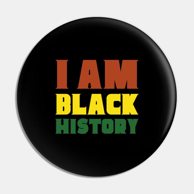 I Am Black History Pin by HobbyAndArt