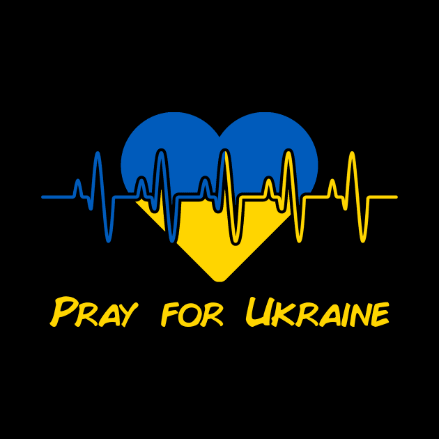 Pray for Ukraine by LMW Art