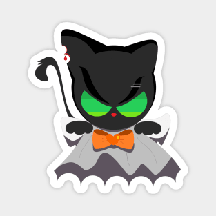 punk cat ghost Magnet