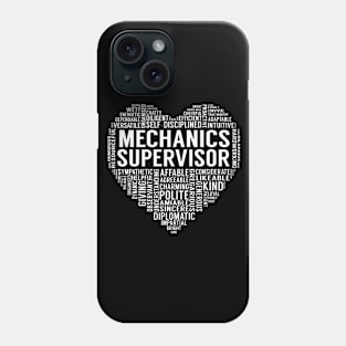 Mechanics Supervisor Heart Phone Case