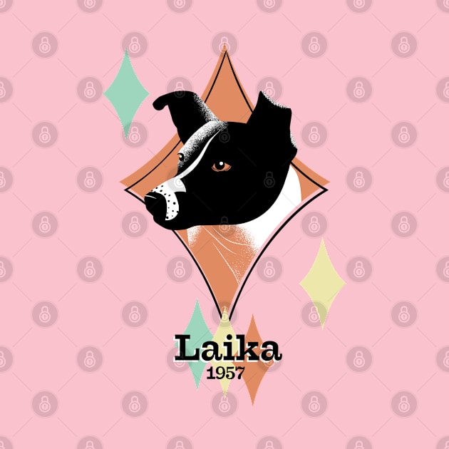 Laika the Space dog by monkeyminion