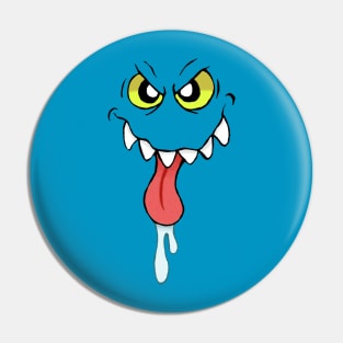 Drooling Monster Pin