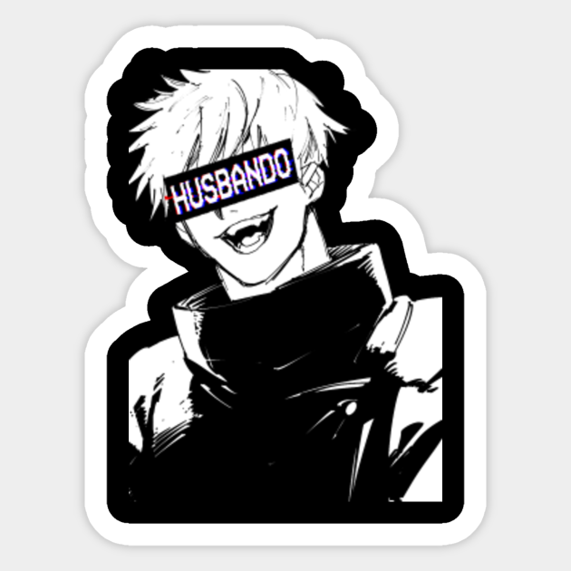 Satoru Gojo Husbando - Satoru Gojo - Sticker | TeePublic