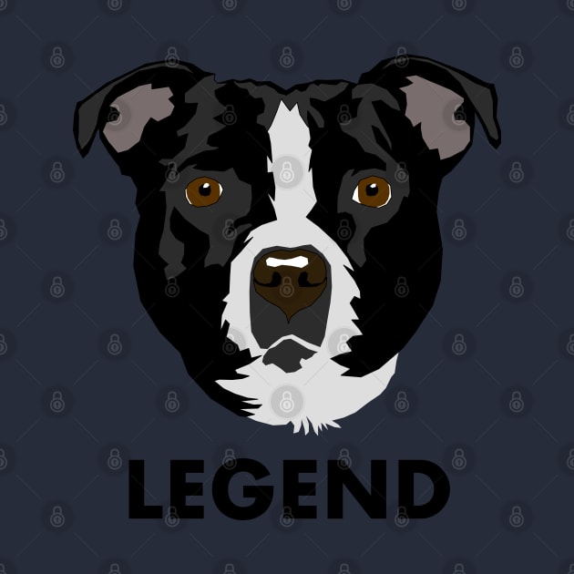 Staffy - Legend by Randomart