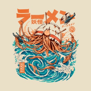 Dark Great Ramen off Kanagawa T-Shirt