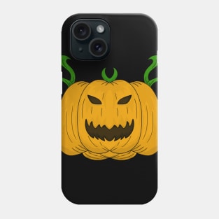 pumpkin head for halloween day Phone Case