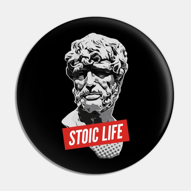 STOIC LIFE Pin by Rules of the mind