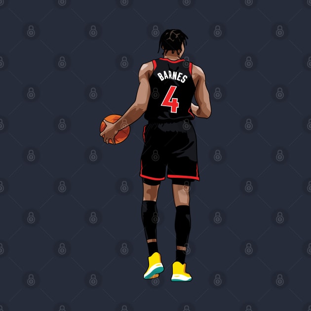 Scottie Barnes Vector Back by qiangdade